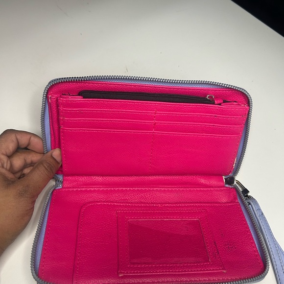 Betsy Johnson Lavender Wristlet with Bow Detail - Picture 5 of 8